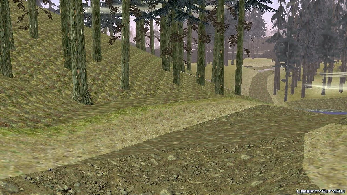 Новые текстуры в сельской местности / GTA San Andreas (iOS, Android)