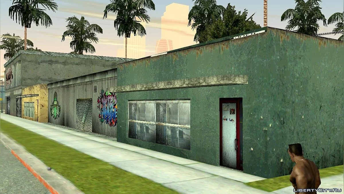 Ретекстур спортзала и магазинов / GTA San Andreas (iOS, Android)