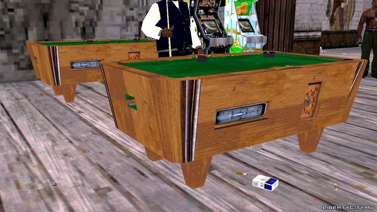 Стол для бильярда в HD / GTA San Andreas (iOS, Android)