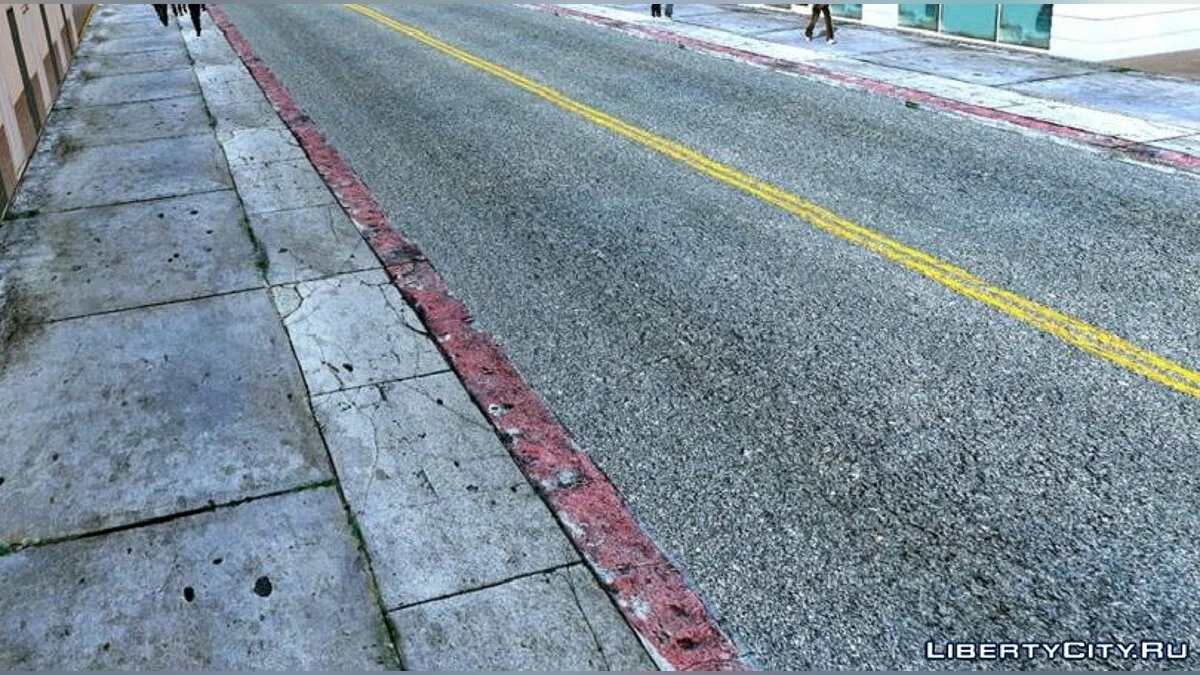 Текстуры дороги из проекта Insanity V2 / GTA San Andreas (iOS, Android)