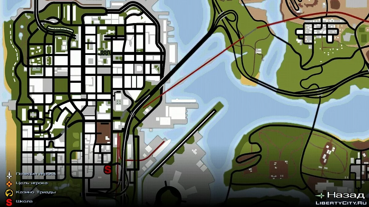 Улучшенная карта и радар (HQ) / GTA San Andreas (iOS, Android)