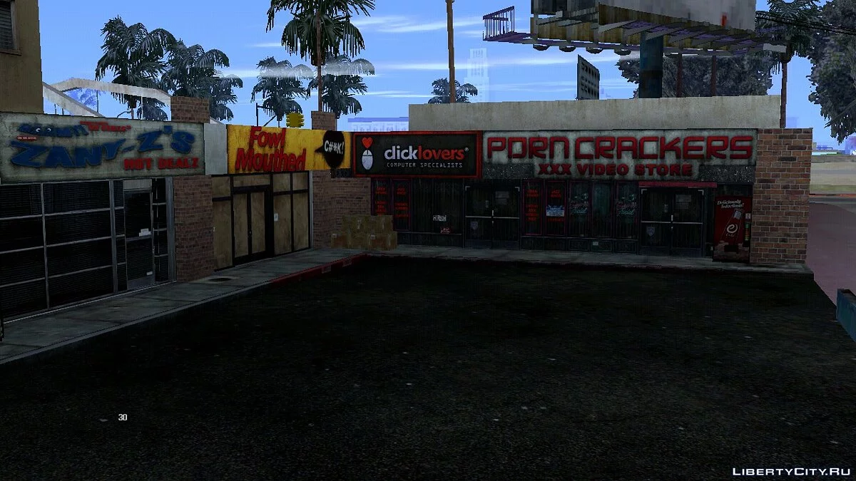 Новые текстуры для магазинов / GTA San Andreas (iOS, Android)