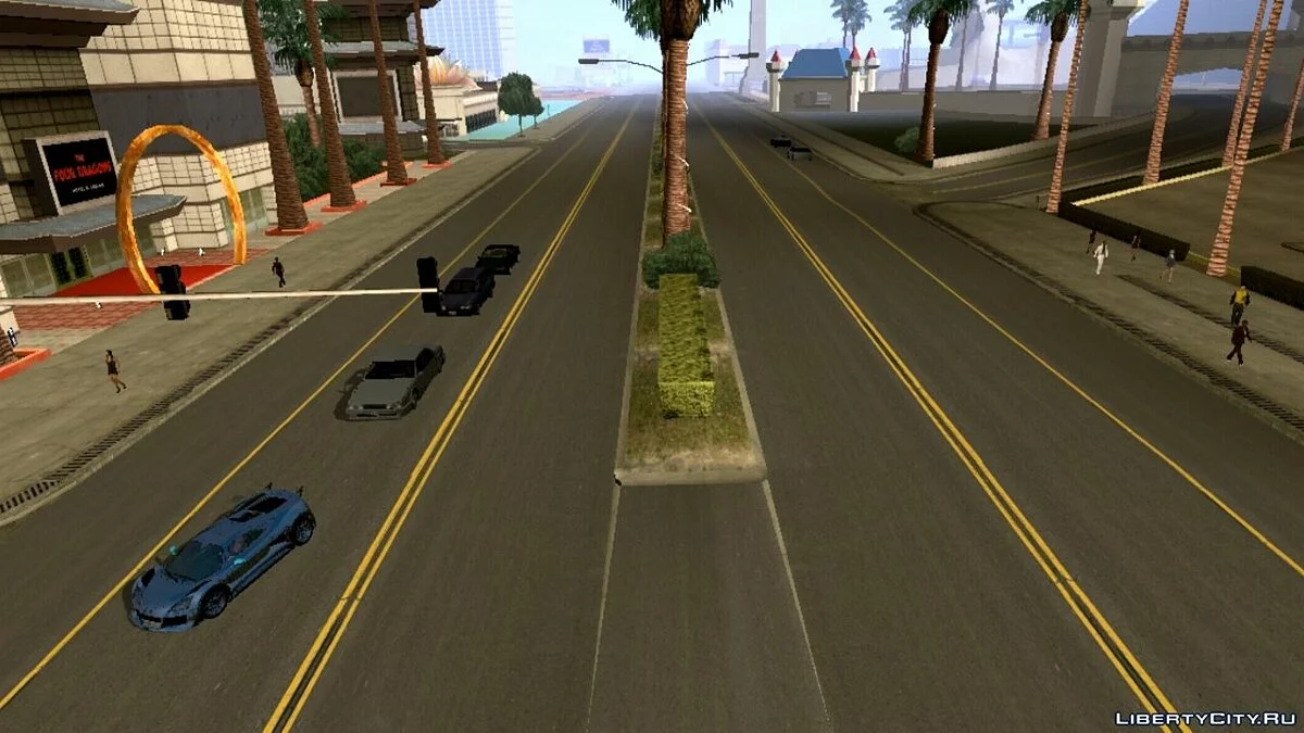 Real HQ Roads & Sidewalks for Mobile / GTA San Andreas (iOS, Android)
