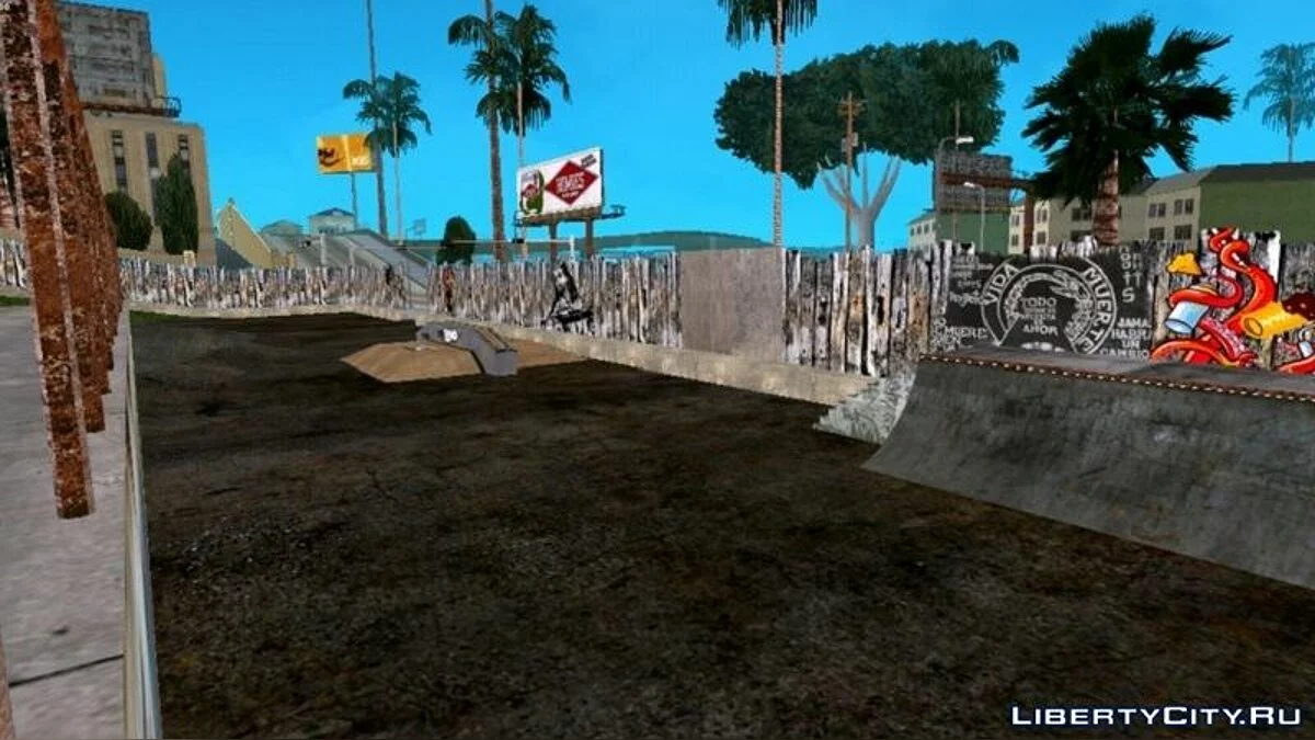 Улучшенный скейт-парк / GTA San Andreas (iOS, Android)