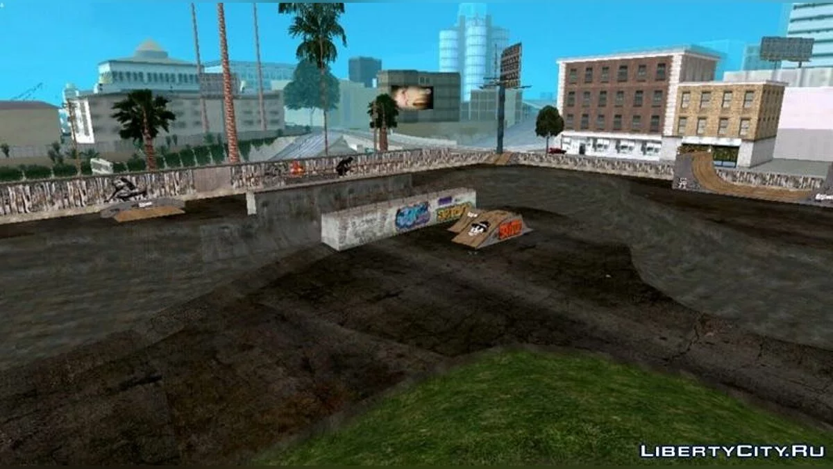 Улучшенный скейт-парк / GTA San Andreas (iOS, Android)