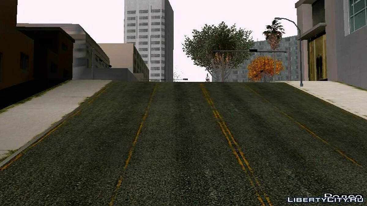 Новые дороги и растительность / GTA San Andreas (iOS, Android)