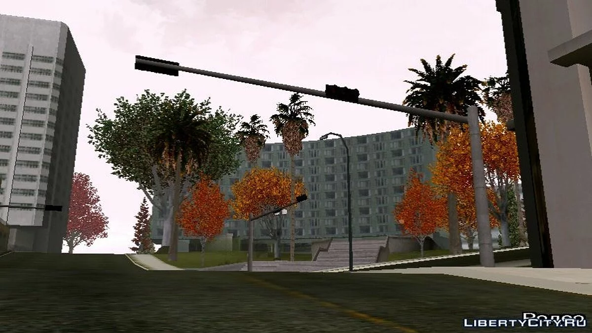 Новые дороги и растительность / GTA San Andreas (iOS, Android)