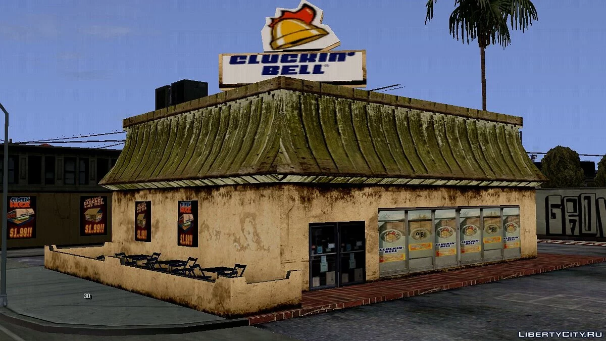 Новые текстуры для  Cluckin Bells (K-Retexture)  / GTA San Andreas (iOS, Android)