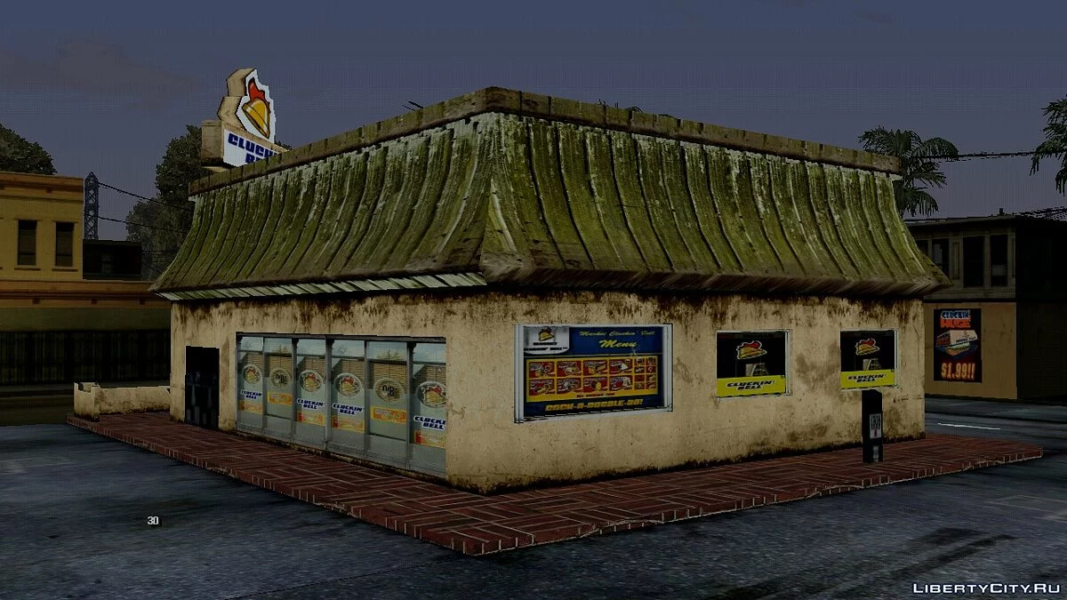 Новые текстуры для  Cluckin Bells (K-Retexture)  / GTA San Andreas (iOS, Android)