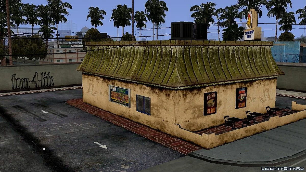 Новые текстуры для  Cluckin Bells (K-Retexture)  / GTA San Andreas (iOS, Android)