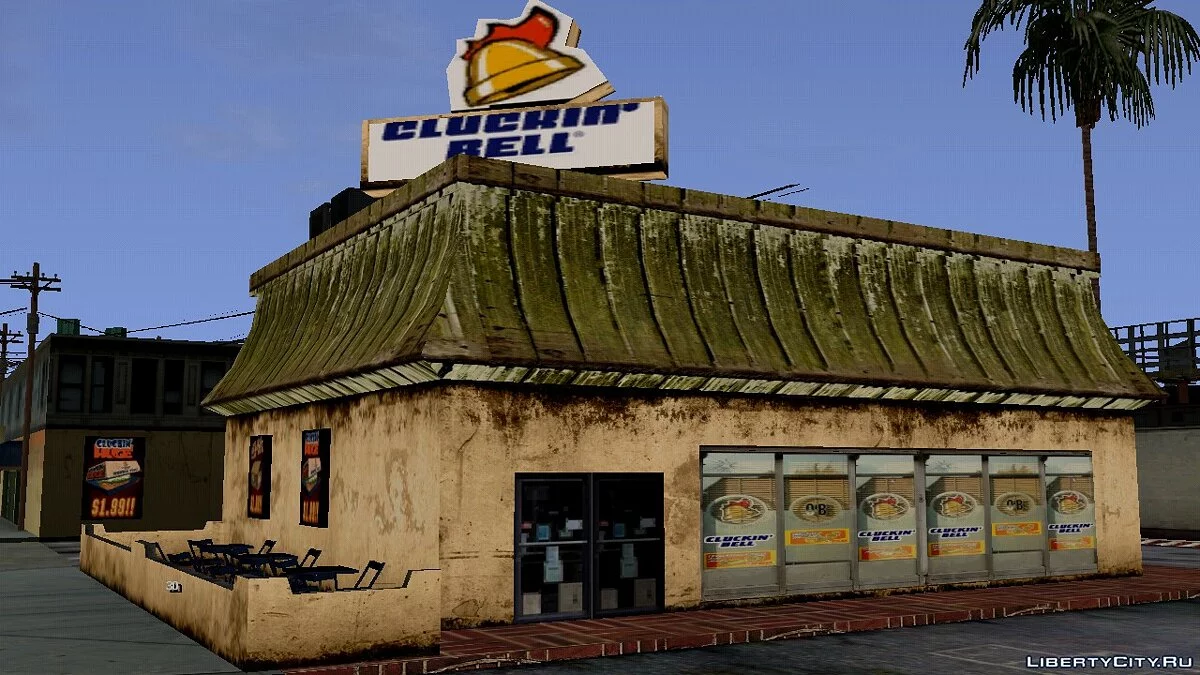 Новые текстуры для  Cluckin Bells (K-Retexture)  / GTA San Andreas (iOS, Android)