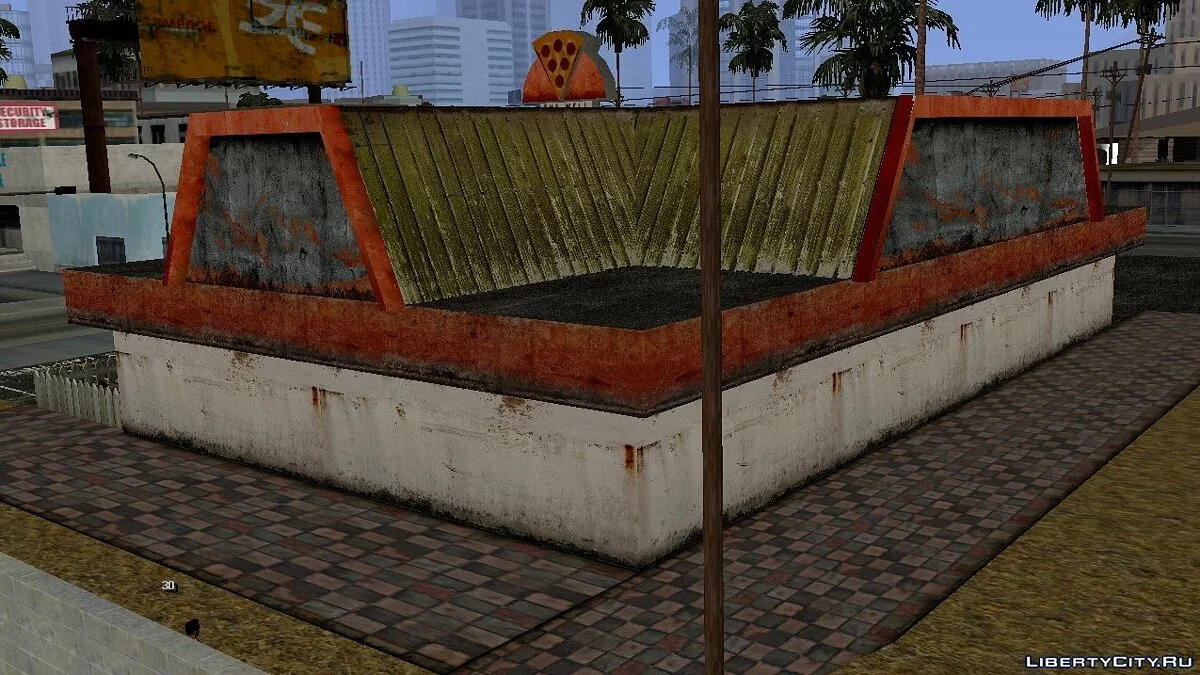 Новые текстуры для Pizza Iddlestack (K-Retexture) / GTA San Andreas (iOS, Android)