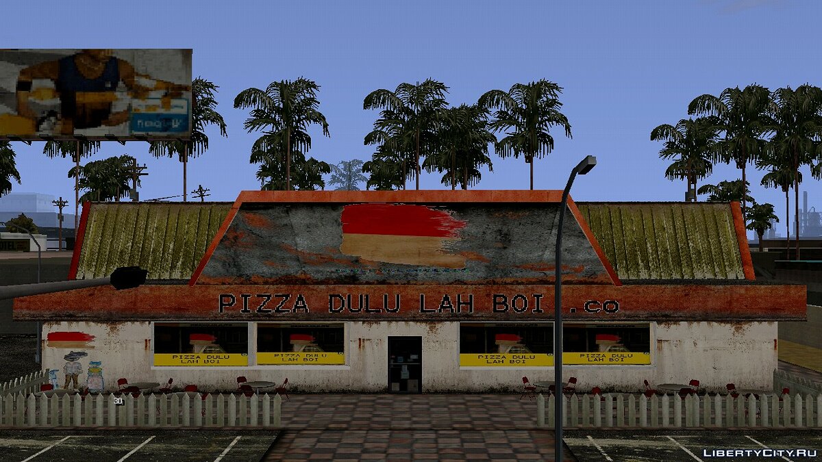 Скачать Новые текстуры для Pizza Iddlestack (K-Retexture) для GTA San  Andreas (iOS, Android)