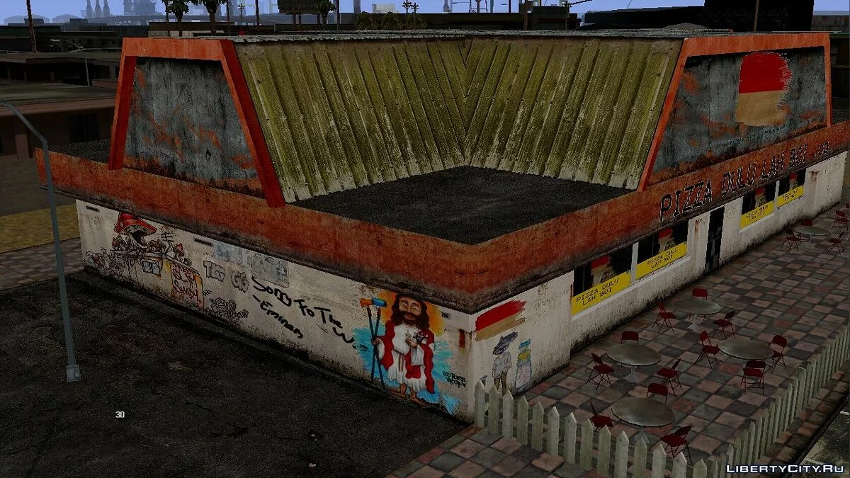 Новые текстуры для Pizza Iddlestack (K-Retexture) / GTA San Andreas (iOS, Android)