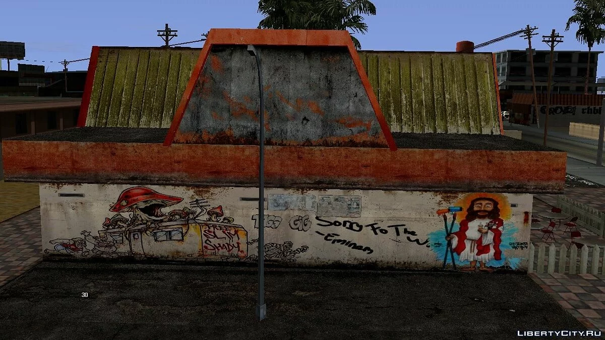 Новые текстуры для Pizza Iddlestack (K-Retexture) / GTA San Andreas (iOS, Android)