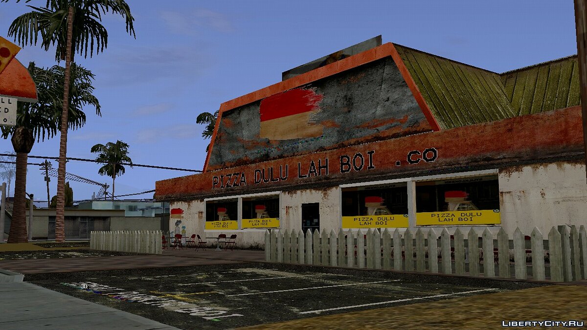 Скачать Новые текстуры для Pizza Iddlestack (K-Retexture) для GTA San  Andreas (iOS, Android)