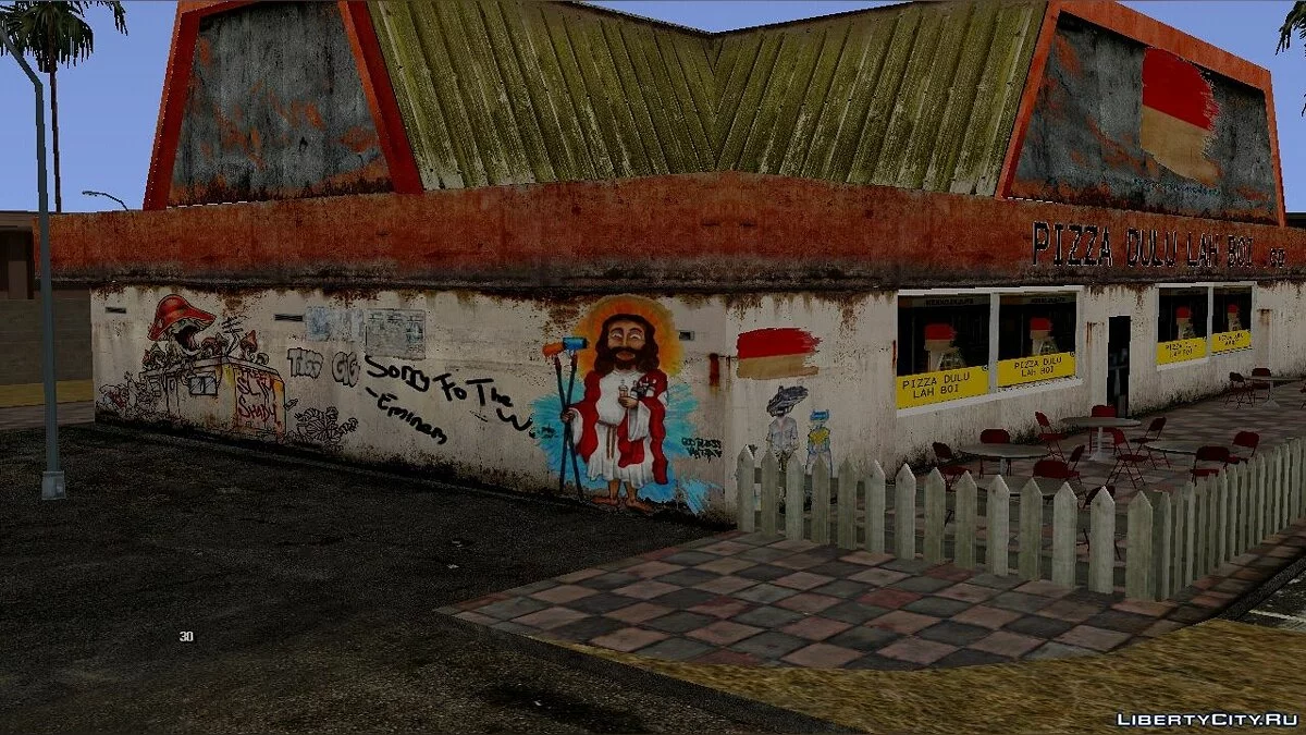 Новые текстуры для Pizza Iddlestack (K-Retexture) / GTA San Andreas (iOS, Android)