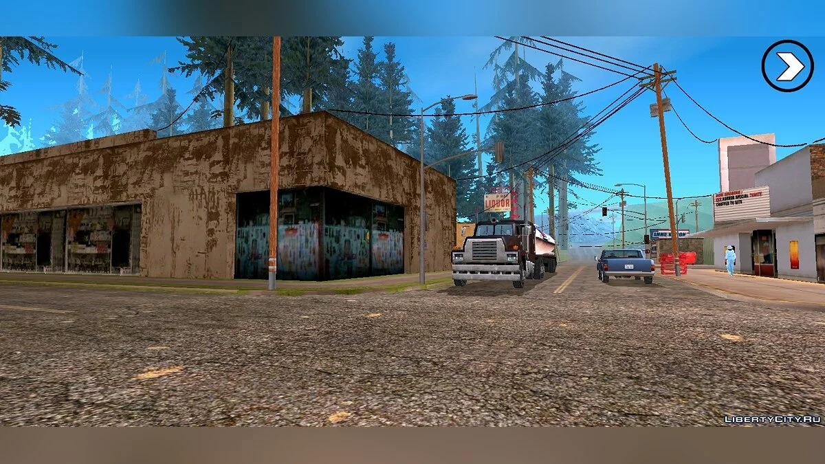 Rosa Project: HD текстуры для горы Чилиад / GTA San Andreas (iOS, Android)