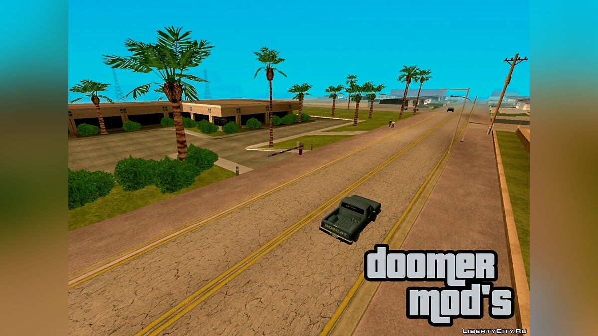 Скачать Дороги и тротуары в стиле GTA Vice City для GTA San Andreas (iOS,  Android)