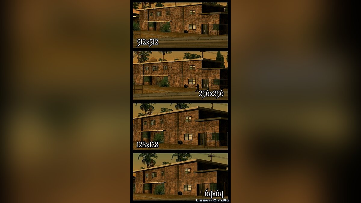 Скачать Новые текстуры для гетто для GTA San Andreas (iOS, Android)