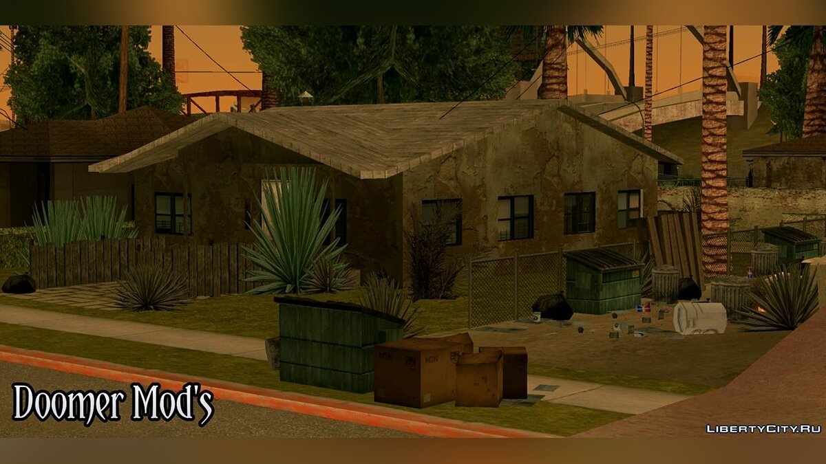 Скачать Новые текстуры для гетто для GTA San Andreas (iOS, Android)