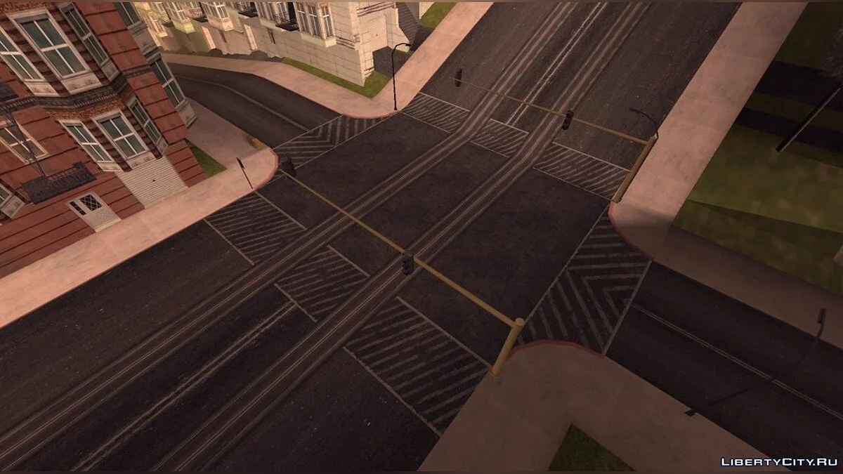 Ретекстур дорог по всему штату / GTA San Andreas (iOS, Android)