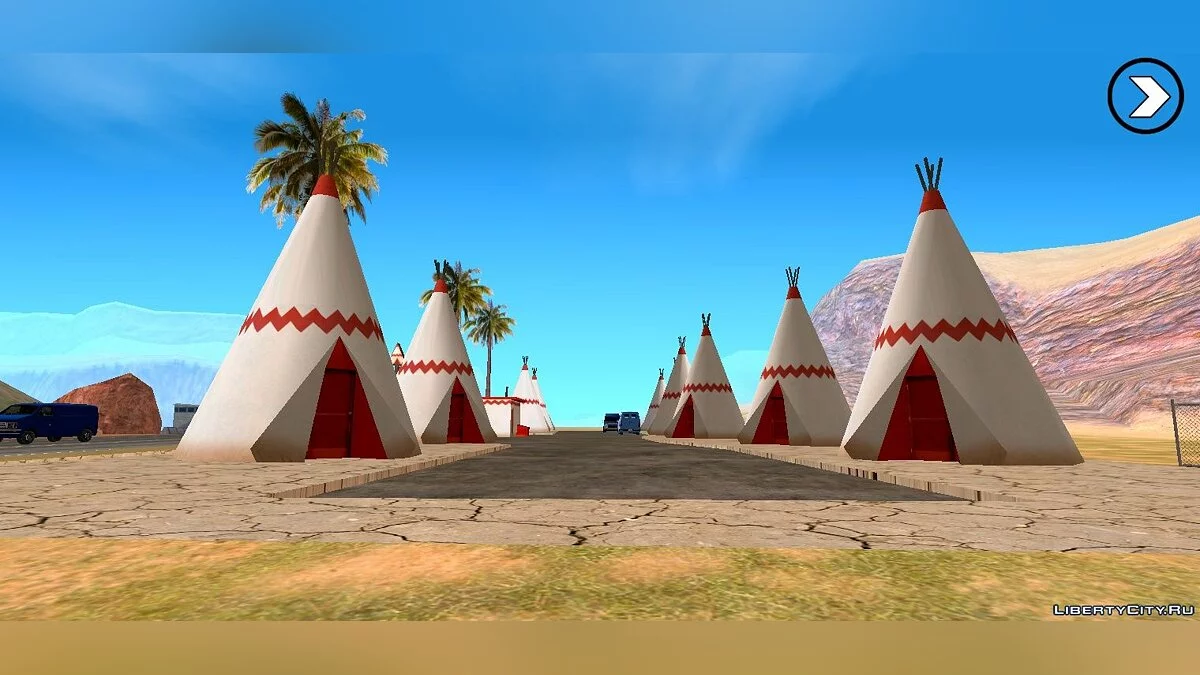 Rosa Project: HD текстуры для пустыни Лас-Вентураса / GTA San Andreas (iOS, Android)