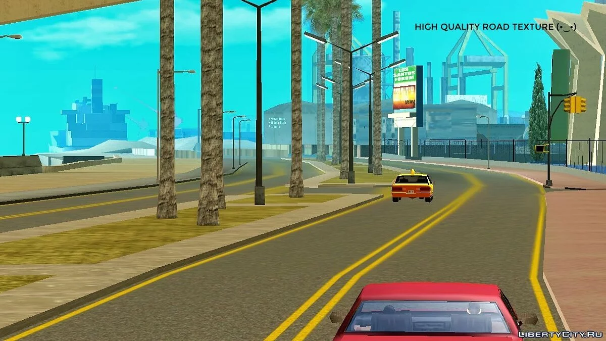 Новые текстуры для дороги / GTA San Andreas (iOS, Android)