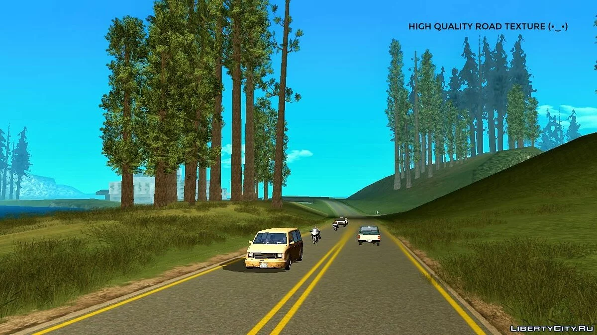 Новые текстуры для дороги / GTA San Andreas (iOS, Android)