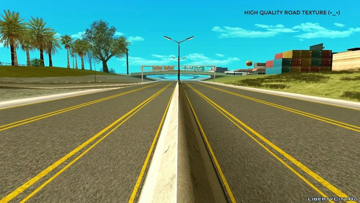 Новые текстуры для дороги / GTA San Andreas (iOS, Android)