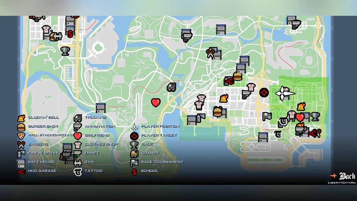Радар в стиле Google Maps / GTA San Andreas (iOS, Android)