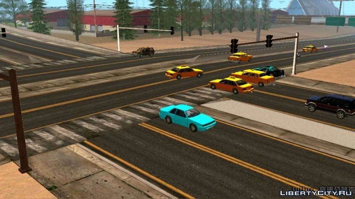 HD дороги из GTA 5 / GTA San Andreas (iOS, Android)