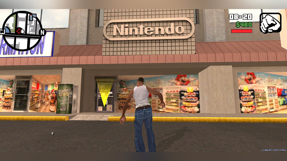 Скачать Магазин Nintendo для GTA San Andreas (iOS, Android)