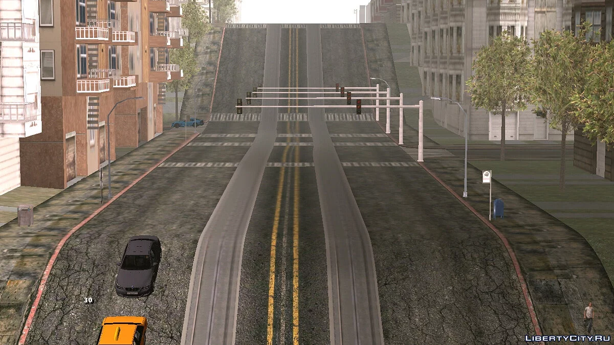 Новые дороги и тротуары / GTA San Andreas (iOS, Android)