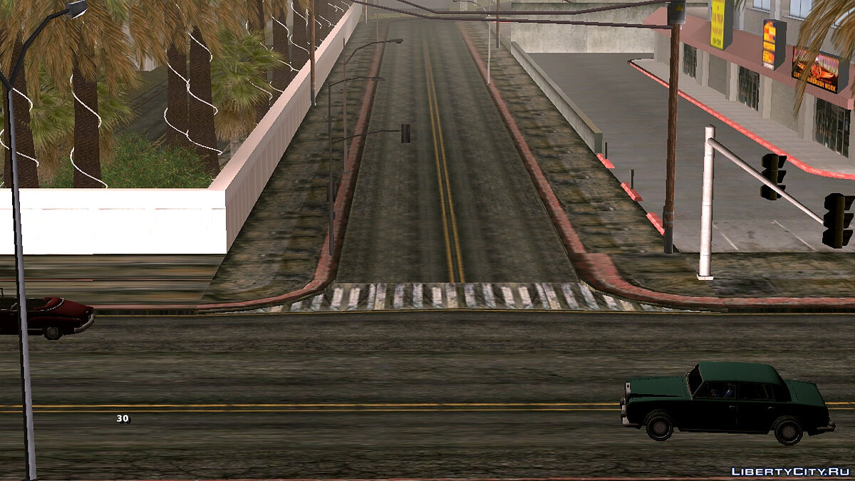 Новые дороги и тротуары для GTA San Andreas (iOS, Android) - Картинка #3