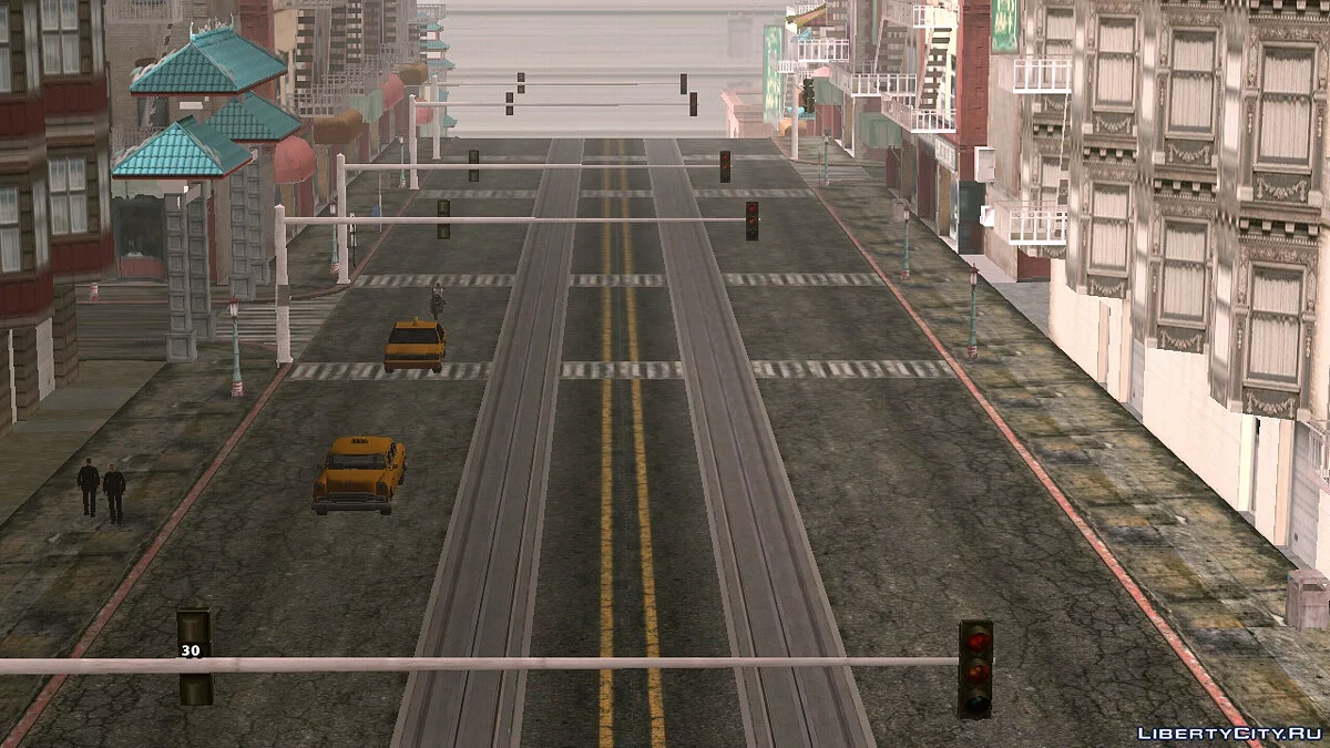 Новые дороги и тротуары / GTA San Andreas (iOS, Android)