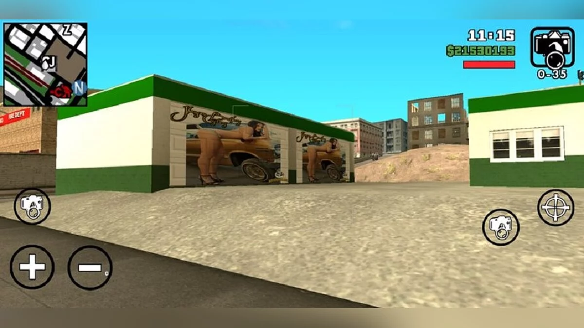 Ретекстур гаража в Доэрти / GTA San Andreas (iOS, Android)
