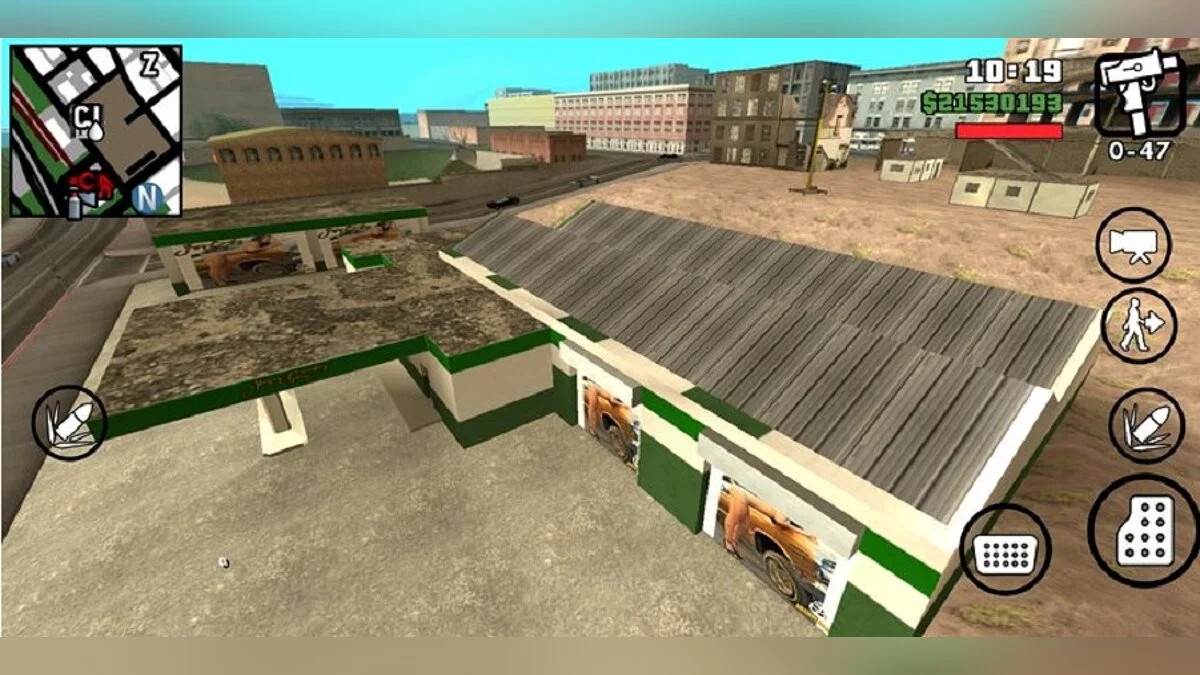 Ретекстур гаража в Доэрти / GTA San Andreas (iOS, Android)