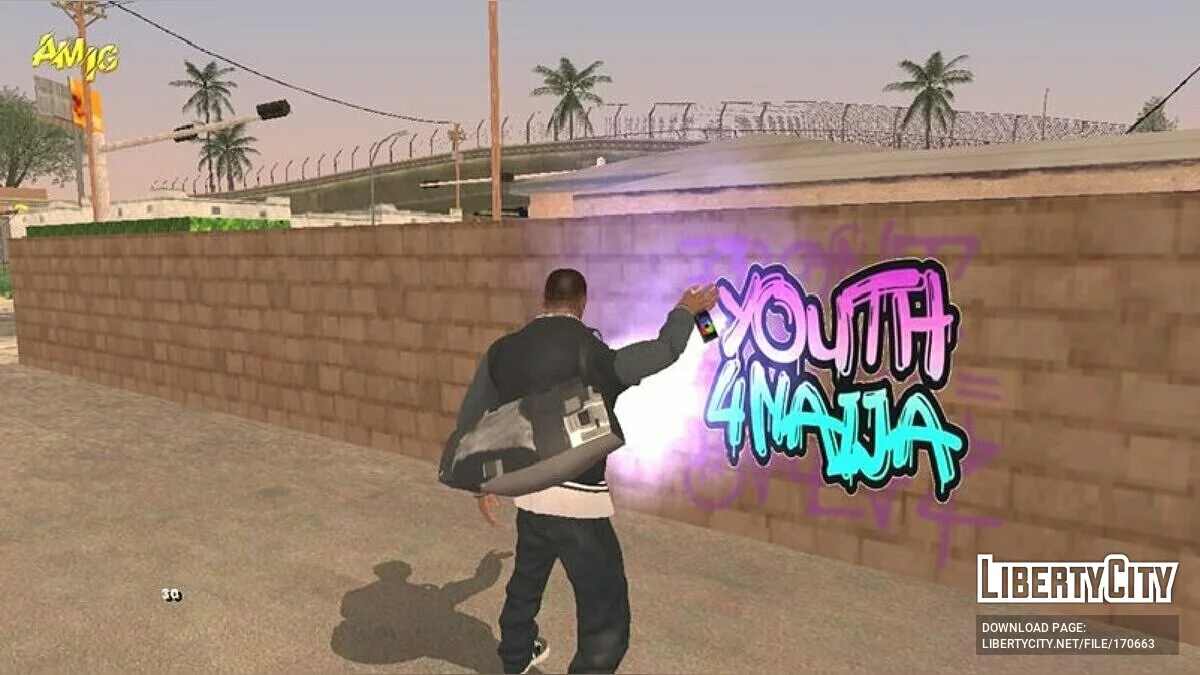 Новое граффити Grove Street / GTA San Andreas (iOS, Android)