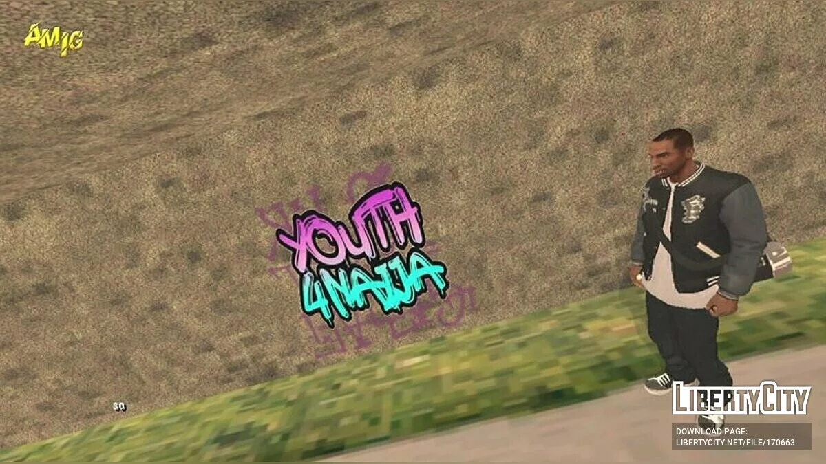 Новое граффити Grove Street / GTA San Andreas (iOS, Android)