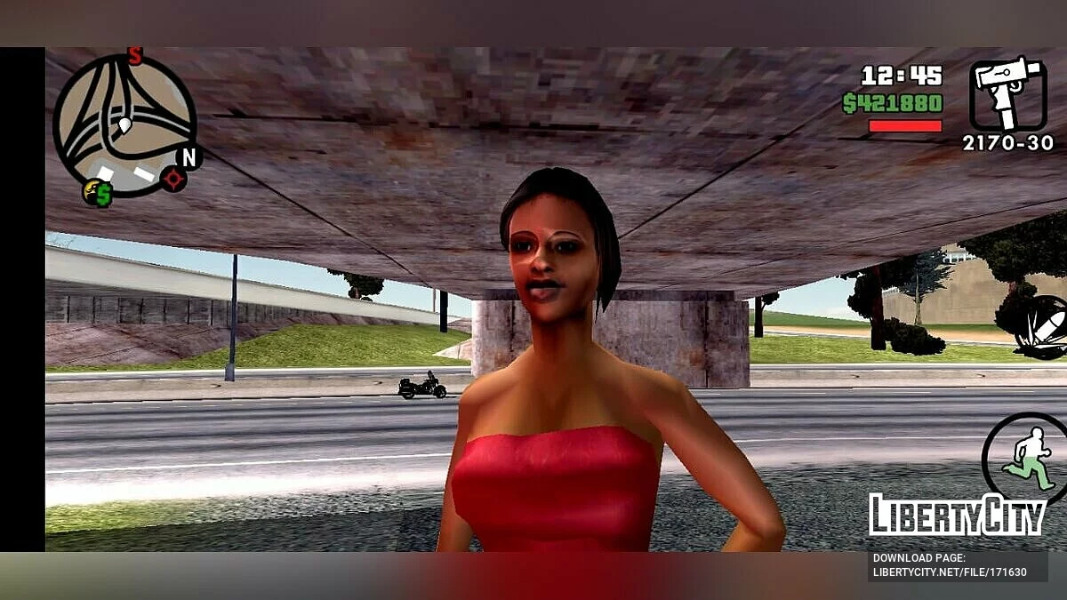 Улучшенные текстуры девушек Сиджея / GTA San Andreas (iOS, Android)
