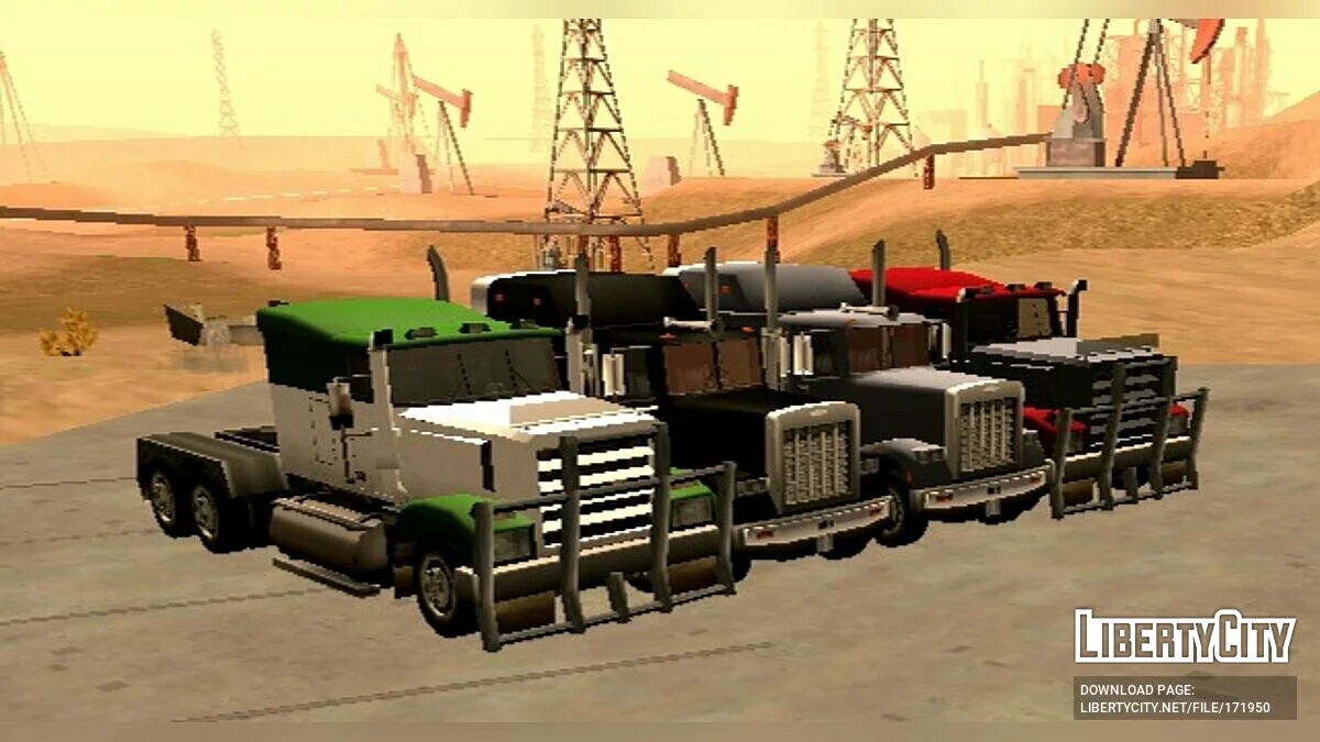 Новые цвета для грузовых автомобилей / GTA San Andreas (iOS, Android)