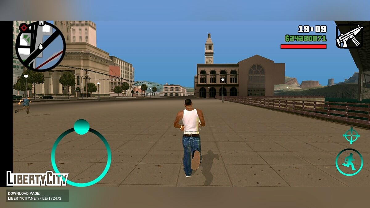 Скачать Изменённые кнопки управления для GTA San Andreas (iOS, Android)