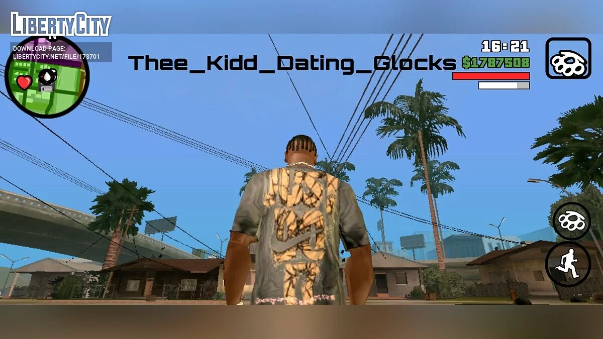 Nike Custom Dogs 4 Life T-Shirt / GTA San Andreas (iOS, Android)