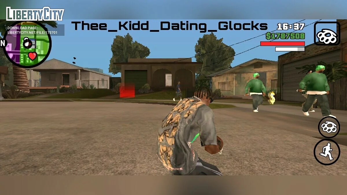 Nike Custom Dogs 4 Life T-Shirt / GTA San Andreas (iOS, Android)
