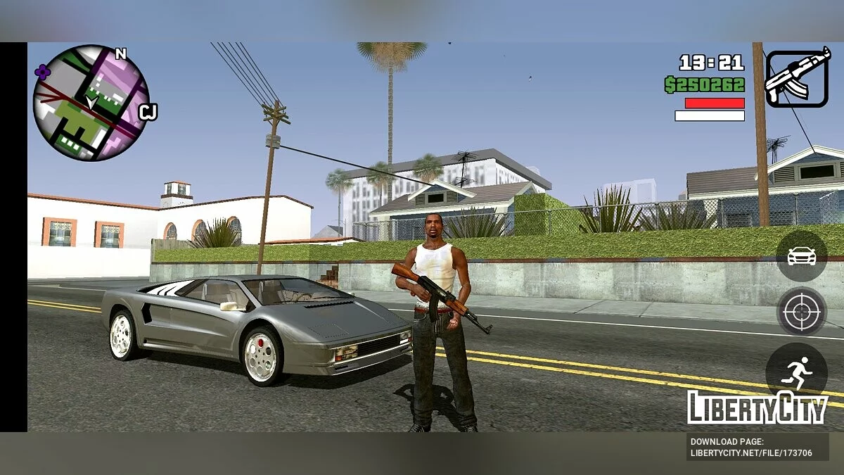 Простые кнопки / GTA San Andreas (iOS, Android)