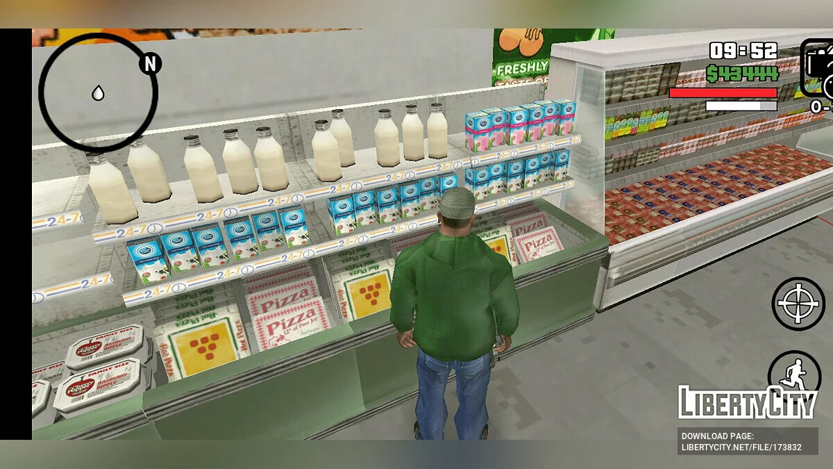 Новые текстуры интерьера магазина / GTA San Andreas (iOS, Android)