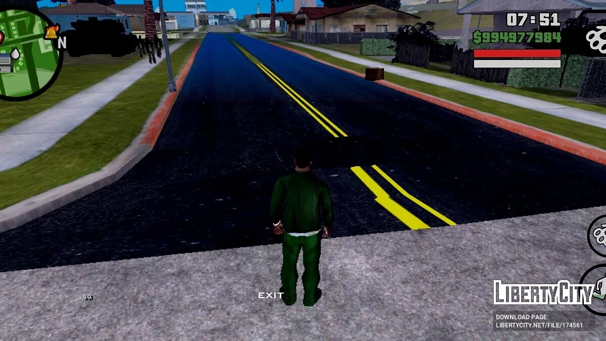 Реалистичные дороги / GTA San Andreas (iOS, Android)
