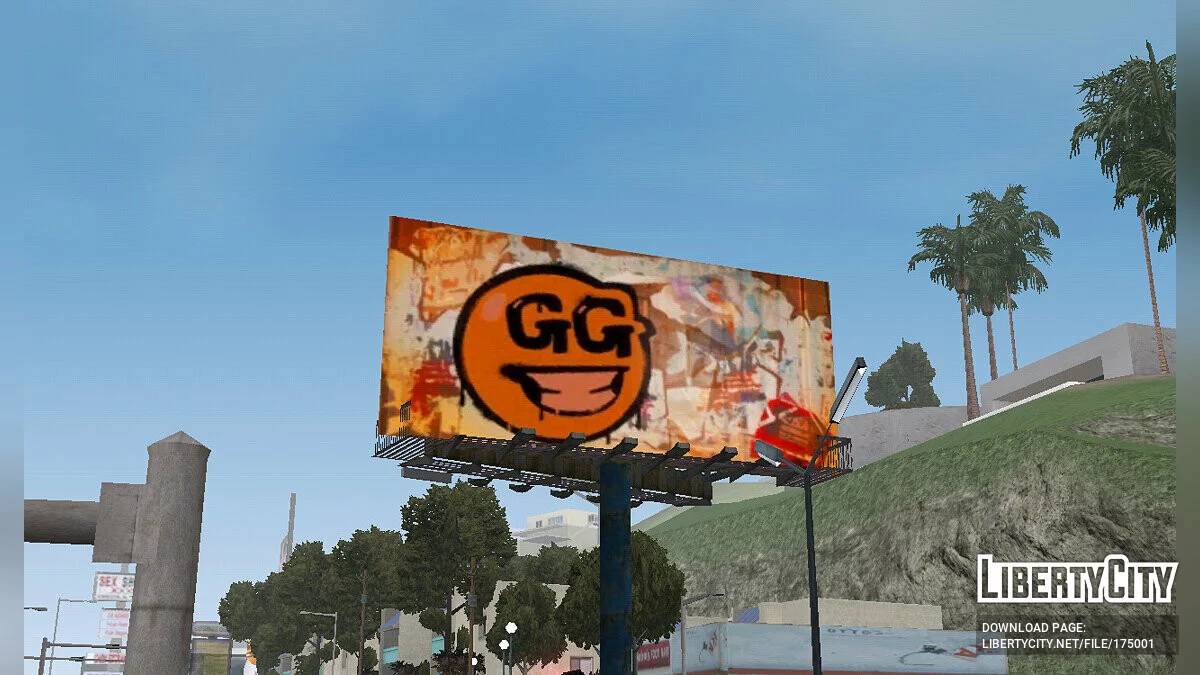 Новые билборды по LMRR, Бесконечному Лету и Фортнайту / GTA San Andreas (iOS, Android)