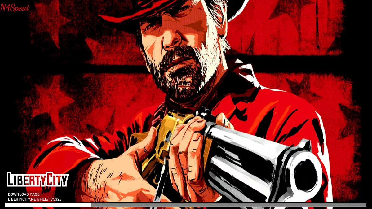 Загрузочный экран и меню «Red Dead Redemption» / GTA San Andreas (iOS, Android)
